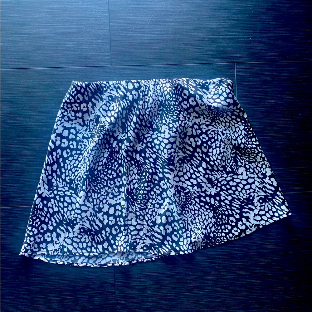 Black and white skirt